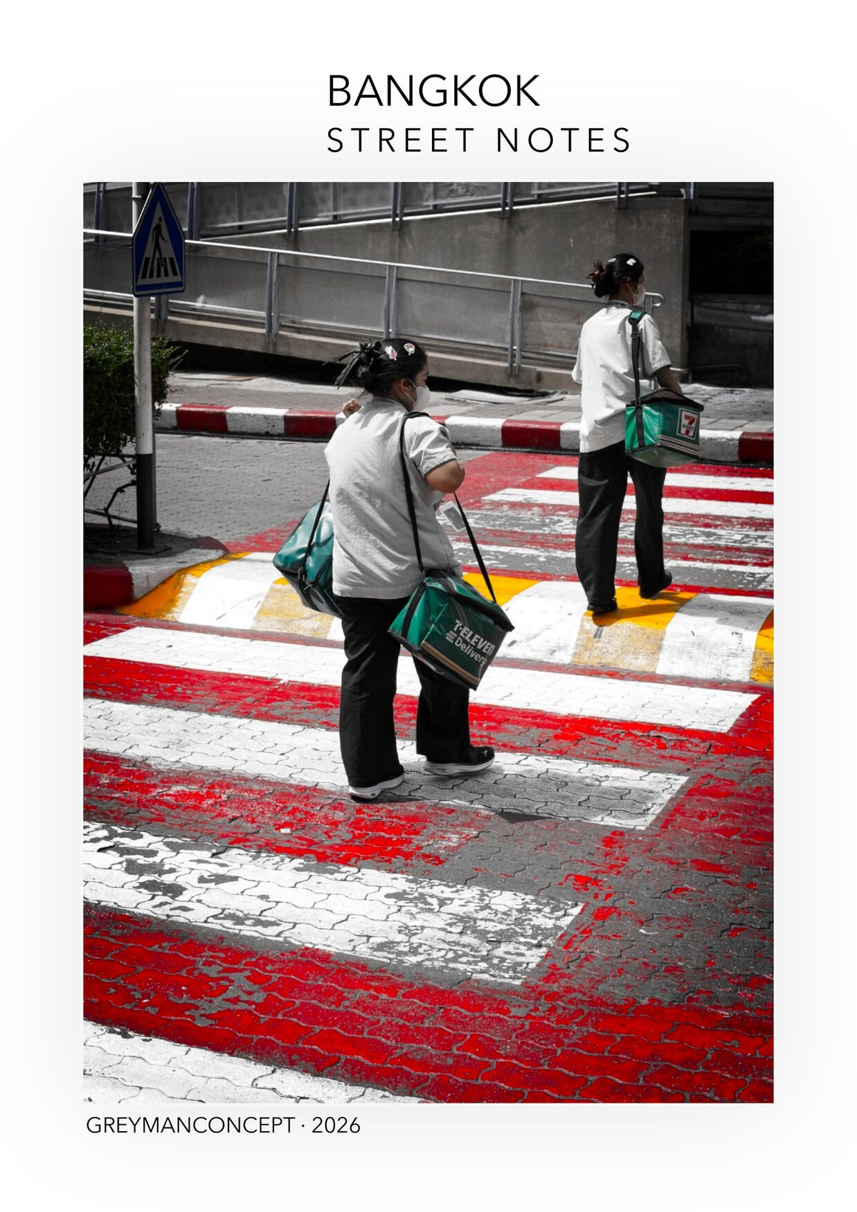 Bangkok — Street Notes Cover of Bangkok — Street Notes, a GREYMANCONCEPT street photography photobook.